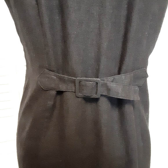 Worthington Linen Dress with Abalone Shell Buttons - Picture 14 of 16